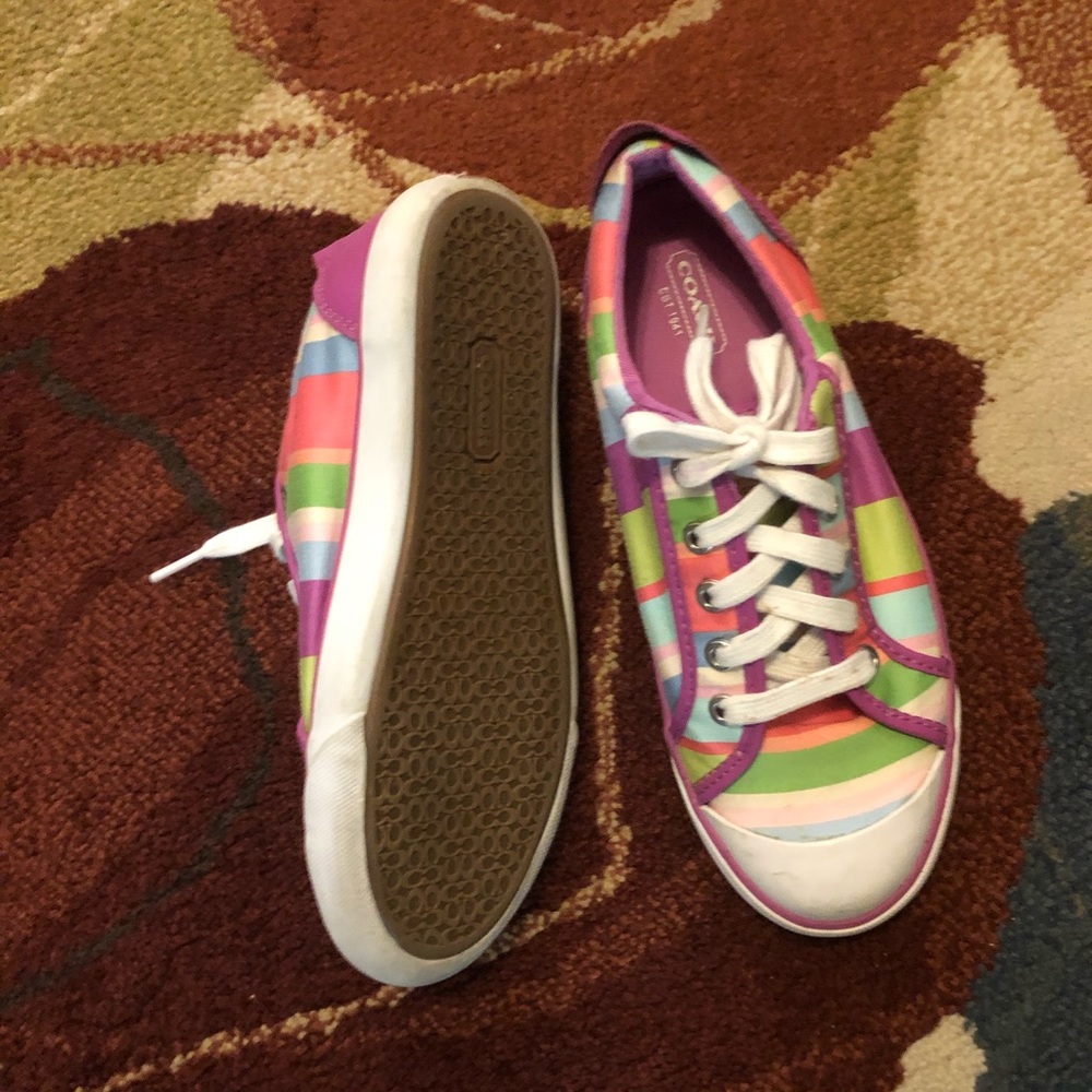 Multi Color Coach Authentic shoes